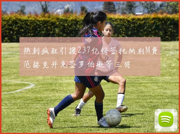 热刺疯狂引援237亿镑签托纳利M费范赫克并免签罗伯逊等三将